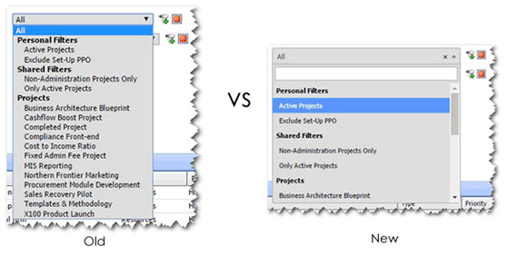 imroved drop down controls